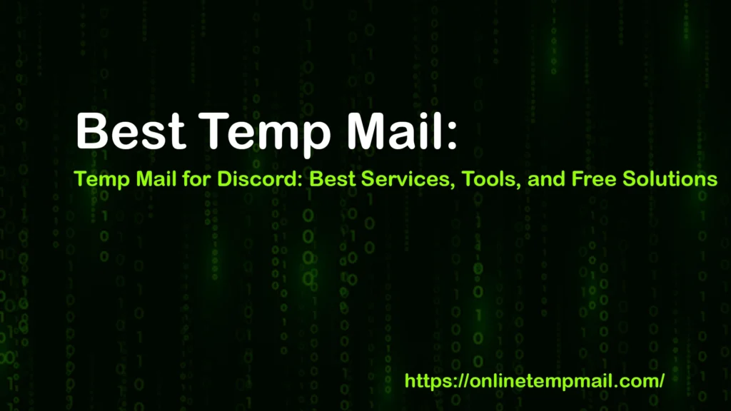 temp mail for discord