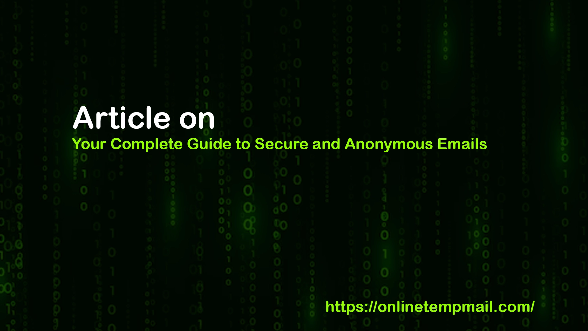 Temp mail Your Complete Guide to Secure and Anonymous Emails